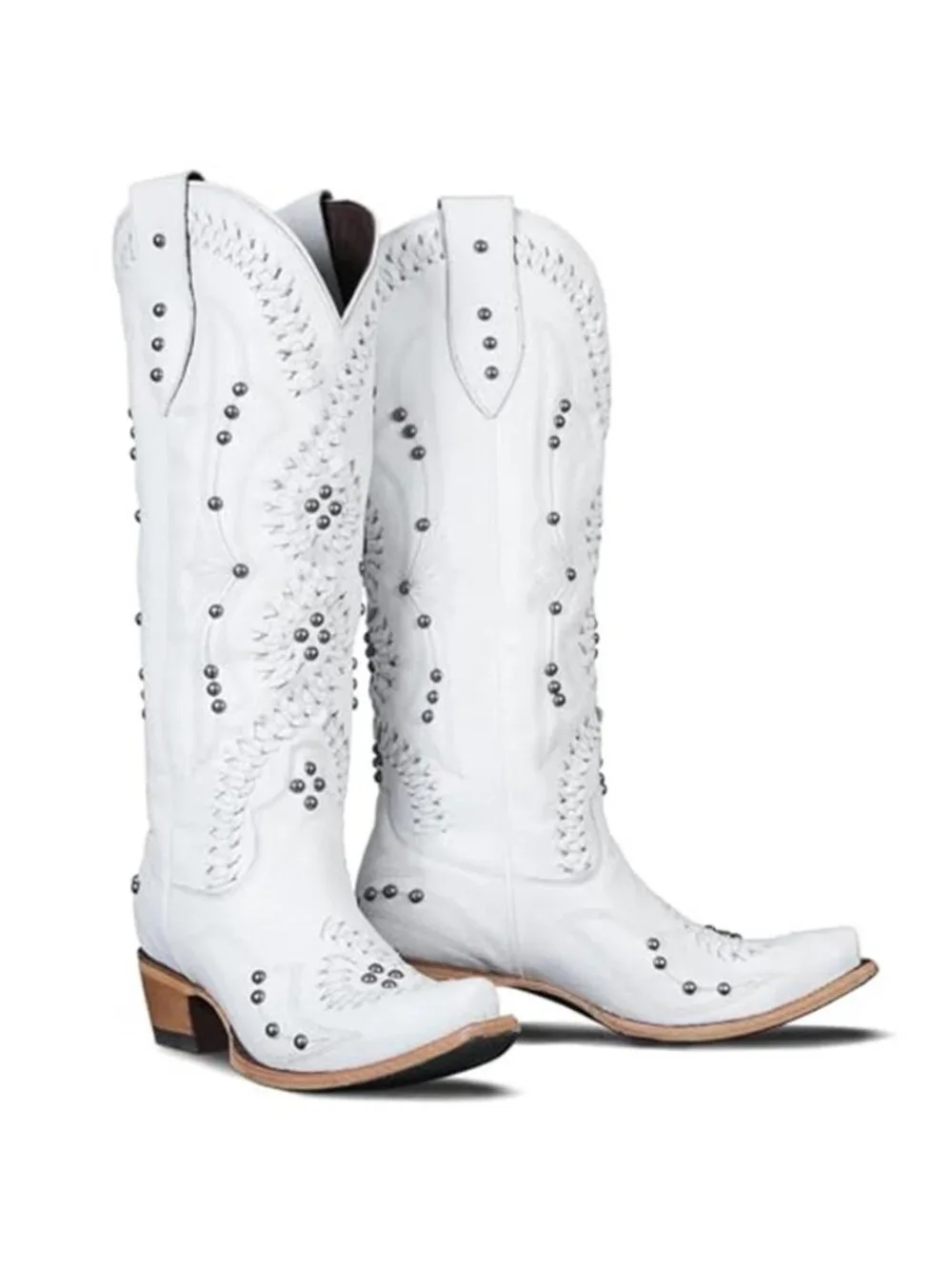 Yolkomo Cowboy Boots for Women Knee High Western Cowgirl Boots